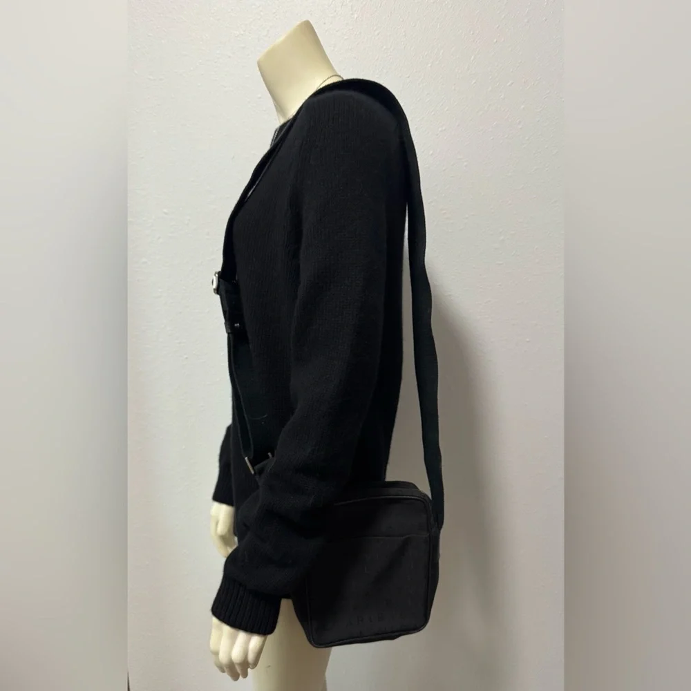 EUC Bvlgari Logo Mania Jacquard Campus Crossbody